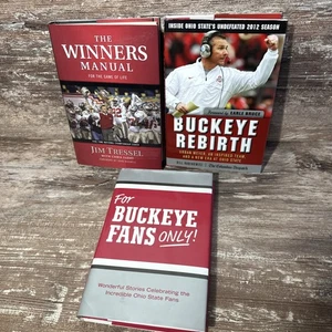 Ohio State Buckeyes Books Lot Of 3 Bill Rabinowitz Signed - Picture 1 of 9