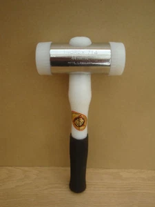 THOR THOREX 44MM WHITE NYLON FACED ASSEMBLY WORK HAMMER PLASTIC HANDLE 11-714 - Picture 1 of 1