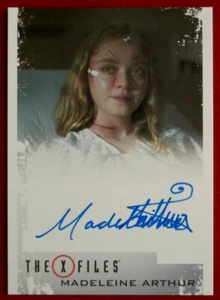 X-FILES - SEASONS 10 & 11 - MADELEINE ARTHUR - Hand-Signed Autograph Card - Picture 1 of 2