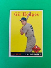 1958 Topps Gil Hodges #162 NM-Mint  * JSR CARDS *
