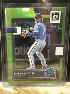 2022 Donruss Optic #98 Bobby Witt Jr. Lime Green Prizm Rated Rookie ⭐️⭐️⭐️
