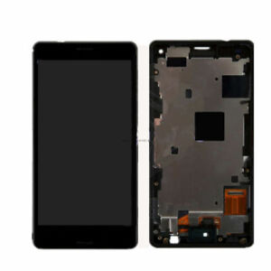 Black for Sony Xperia Z3 Mini Compact D5803 D5833 LCD Display Touch Screen Frame