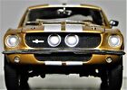 Ford Mustang GT Classic Custom Dream Concept Hot Rod Race Car Carousel Gold 1 18