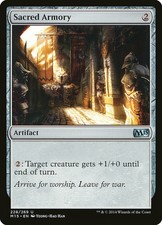 FOIL Sacred Armory | MtG Magic Magic 2015 (M15) | English | Near Mint