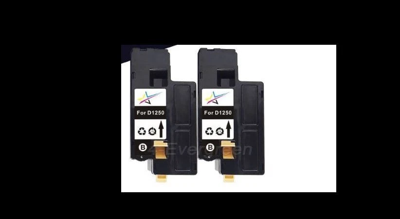 4PK black Toner Compatible for Dell 1250 C1760NW C1765NF C1765NFW 1350CNW 1355CN - Image 1 of 1