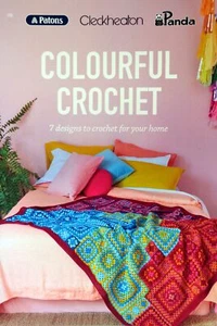 Colourful Crochet 7 Designs Patons Panda Cleckheaton 8 Ply Book 108 - Picture 1 of 2