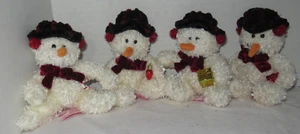 Russ Berrie Stuffed animal Baby FREEZY Snowman 6" decoration you pick ornament - Picture 1 of 32