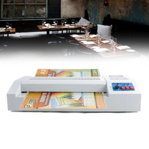 13" Laminating Machine Thermal Laminator Machine 4 Roller Hot Cold Film A3 A4 - Picture 1 of 20