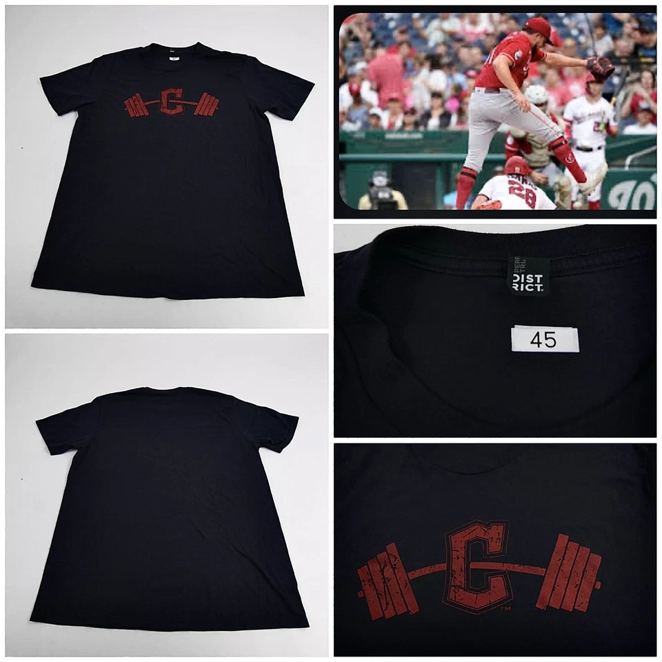 Cleveland guardians Team Issued Strength Conditioning Shirt 2xl #45 - Image 1 of 1