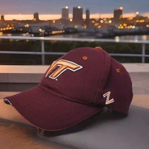 Virginia Tech Hokies Hat/Cap Zephyr Wool Blend Vintage - Picture 1 of 7