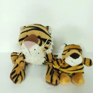 Bengal Tiger Plush Ganz Webkinz Stuffed Animal No Code With Baby Lot Of 2 - Picture 1 of 6