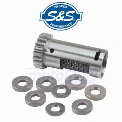 S&S Cycle Breather Gear Kit for 1992 Harley Davidson FXDB-D Dyna Glide pj Foto 1 de 4