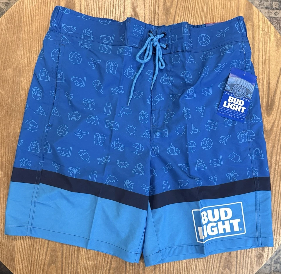 Board Shorts Hombre "Bud Light" Talla M - A2000 Foto 1 de 4