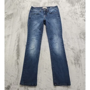 Vintage America Blues Jeans Womens 2/26 Blue Low Rise Boho Straight Stretch - Picture 1 of 12
