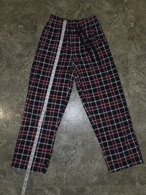 Fruit Of The Loom 男式格子抽绳休闲睡衣裤 S 码 (S)  — 第 1/4 张图片