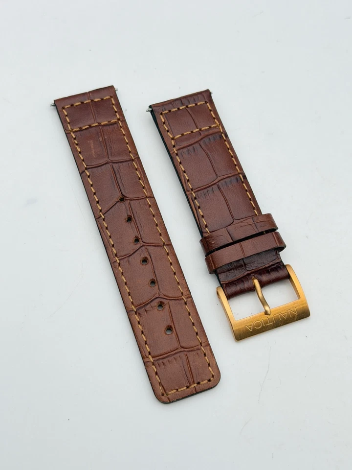 Correa de reloj Nautica 22 mm piel cuero Foto 1 de 2