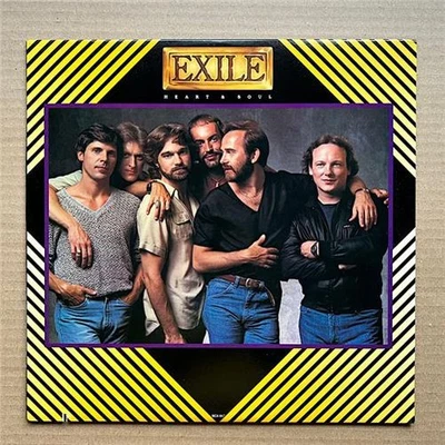 EXILE HEART AND SOUL LP 1981 - nice copy - saw cut in cover USA - Image 1 of 2