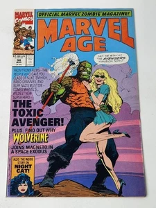 Marvel Age 98 1st Preview & Cover App of Toxic Avenger in Comics Marvel 1991 - Picture 1 of 12