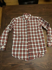 Gap Girls Red Plaid Button Up Gap Kids XXL 14/16 - Picture 1 of 4