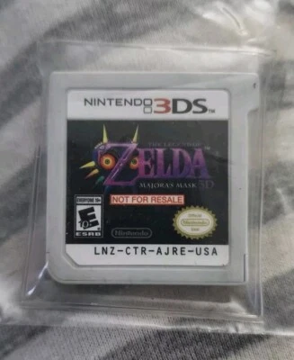 The Legend of Zelda: Majora's Mask 3D Nintendo Authentic Not For Resale Demo - Image 1 of 2