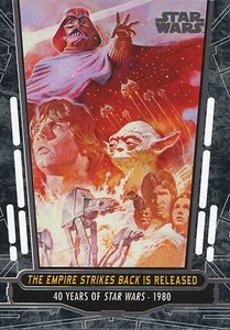 2017 Star Wars 40th Anniversary Card #84 The Empire Strikes Back is Released - Picture 1 of 1