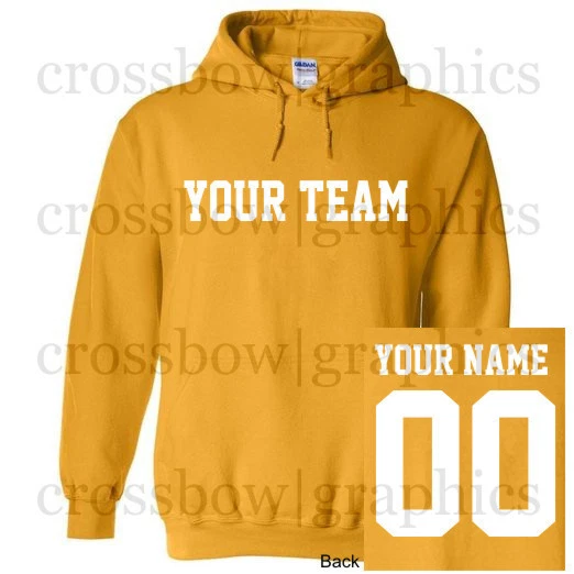 Sudadera con Capucha PERSONALIZADA CUALQUIER COLOR Nombre Número Equipo SUDADERA CON CAPUCHA Fútbol Foto 1 de 1