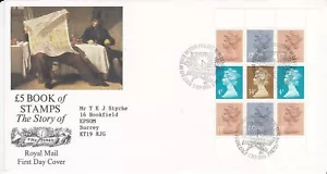 G.B. 1985 Story of the Times £5 Booklet Pane First Day Cover. - Picture 1 of 1