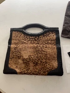 Vintage Couture Donald J Pliner Animal Print Handbag - Picture 1 of 12