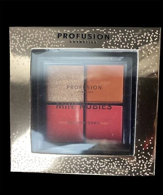 Profusion Cosmetics *MINI RUBIES* Shadow Quad Limited Edition Eyeshadow - Image 1 of 4