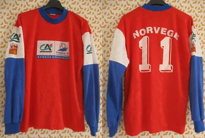 Maillot France 1998 coupe du monde #11 vintage LMPF Mondial 98 Norvege - S - Photo 1/4