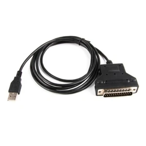 Cable adaptador macho USB a DB25 25 pines cable RS232 para impresoras vintage 180 cm - Imagen 1 de 8