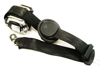 Центральный задний ремень безопасности 2000 Audi A8 S8 D2 - черный - подлинный - 4D0 857 807 - Изображение 1 из 1