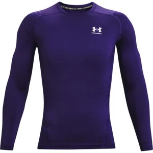 Under Armour 1361524 Men's UA HeatGear Armour Compression Shirt Long Sleeve Tee - Picture 1 of 25
