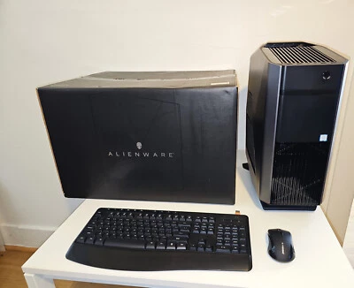 Alienware Aurora R6 4.2GHz i7-7700 16GB RAM 256GB SSD / 2TB HDD w/ box GTX 1080  - Image 1 of 4