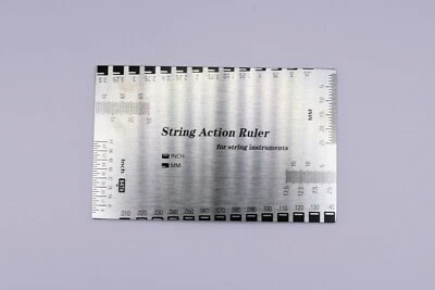 Precision Guitar String Action Gauge Ruler - Brand New - Ships from USA - Image 1 of 2