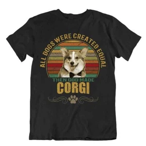 Corgi Hund T-Shirt Cool Süßes Geschenk Für HEMD Haustier Liebhaber Beste Freund - Bild 1 von 8
