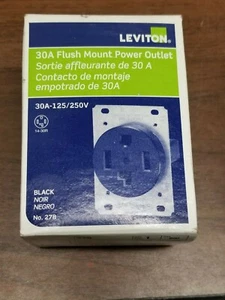 Leviton 278 Outlet Receptacle 30A 125V 250V NEMA 14-30R 3Pole 4Wire Dryer Ground - Picture 1 of 1