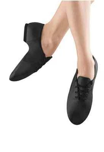 Bloch S0405G Black Child 13.5M (fits 13) Leather Lace Up JazzSoft Dance Shoes - Picture 1 of 1