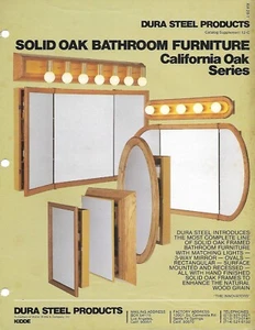 Brochure - Dura Steel - Solid Oak Bathroom Furniture Fitting California (A1106) - Picture 1 of 1