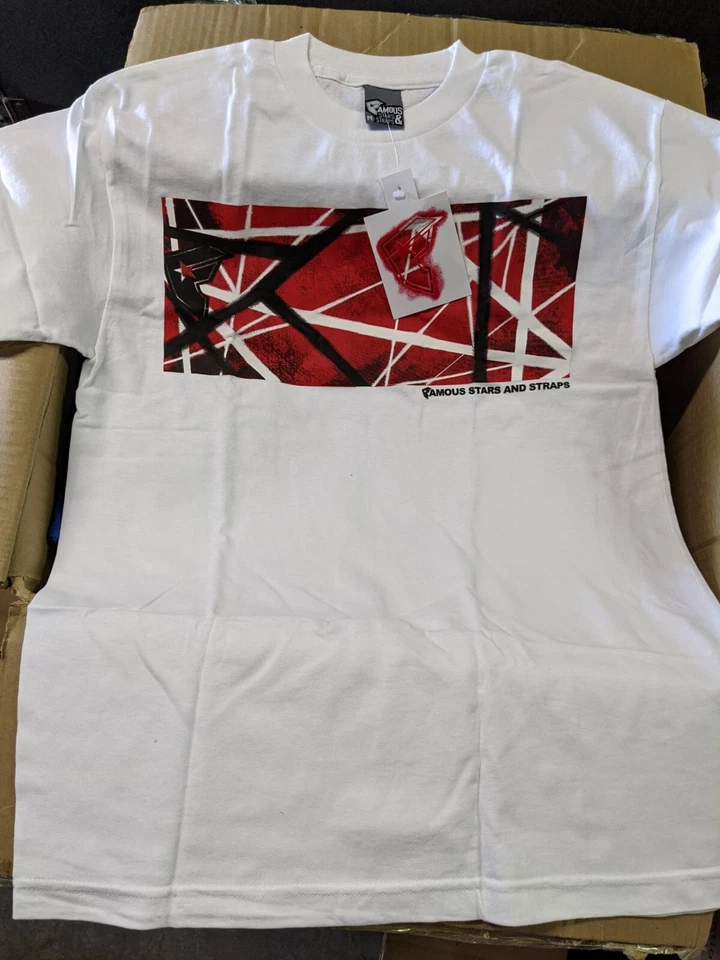 Famous Stars & Straps x Eddie Van Halen рубашка размер средний новый с Ярлыками Travis Barker - Изображение 1 из 1