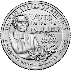 2022 S- American Women's NINA OTERO_WARREN Silver Proof DCAM Quarter *IN STOCK* - Picture 1 of 2