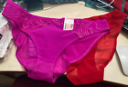 Bnwt Size 22 George Pink And Red High Leg Knickers
