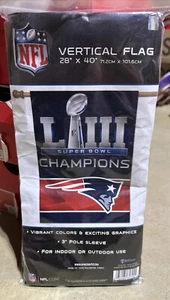 New England Patriots Super Bowl LIII 53 Championship Banner Flag Brady WinCraft - Picture 1 of 2
