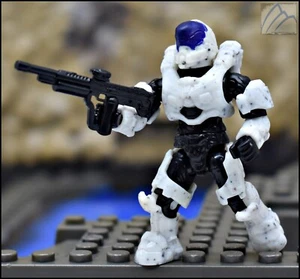 HALO MEGA BLOKS CONSTRUX WHITE SPARTAN HERMES KELLY FIGURE DPW95 CHAMPIONS ARENA - Picture 1 of 5