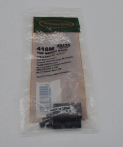 Weaver 418M Top Mount 2 Piece Base Fits Winchester X-150, CVA Optima Round 48435 - Picture 1 of 2