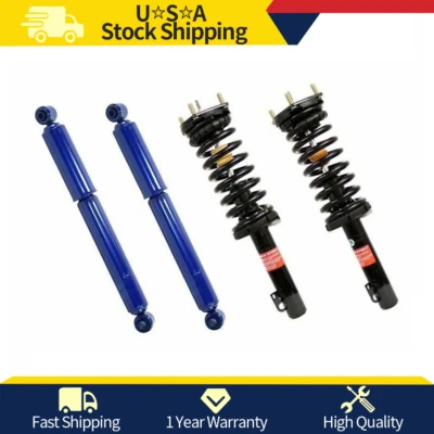 Juego de 4 muelles helicoidales y amortiguadores traseros Monroe para Jeep Foto 1 de 4