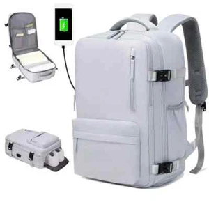 Travel Backpack Grey EasyJet 43x30x18cm Grey Luggage Cabin Bag - Picture 1 of 5