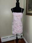 NWT FOREVER 21 PINK RUCHED RUFFLE SUNDRESS DRESS FLORAL M $24.99 LINED EMPIRE