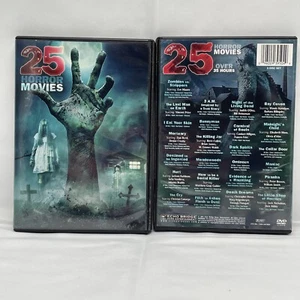 25 Horror Movies (DVD, 2015, 5-Disc Set) Over 35 Hours - Picture 1 of 8