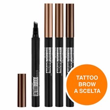 Maybelline New York Penna Sopracciglia Tattoo Brow a Scelta Effetto Tatuaggio